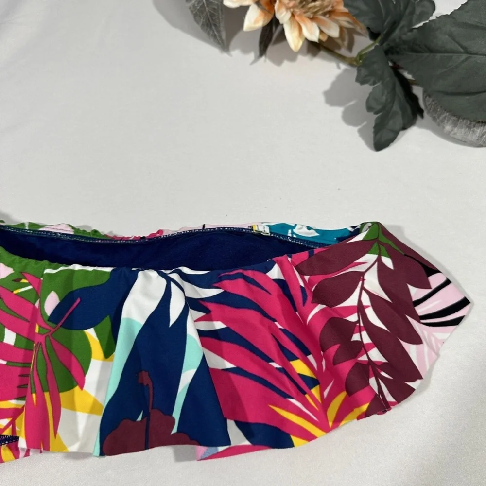 NWT $85 Bleu Rod Beattie [ 6 ] On A Brighter‎ Note Ruffle One Shoulder Top